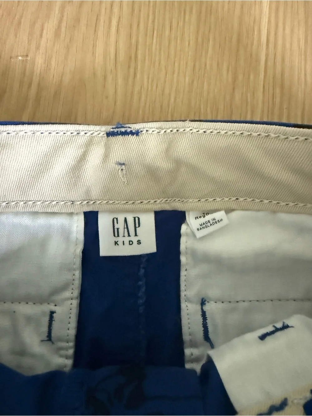 GAP Blue Shark-Print Kids Shorts